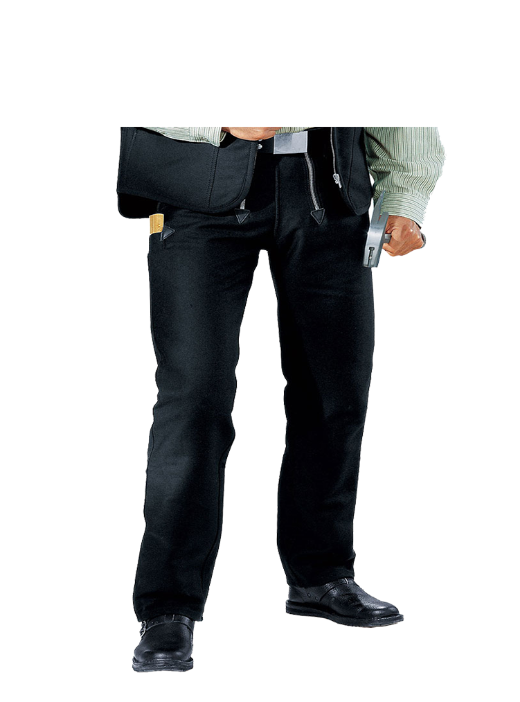 KRÄHE guild hip trousers without bell bottom